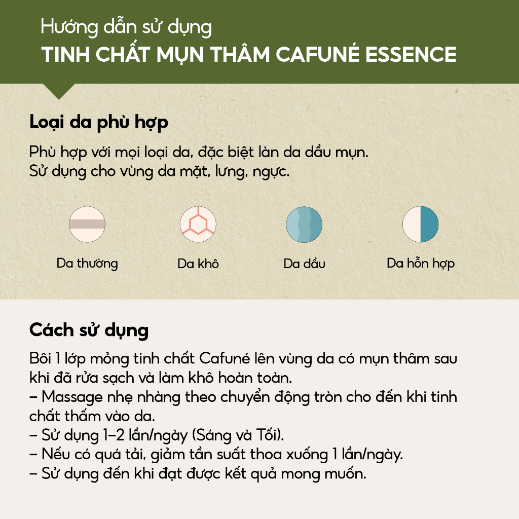 Combo Hoàn Hảo Dành Cho Da Mụn The Cafuné 120gram