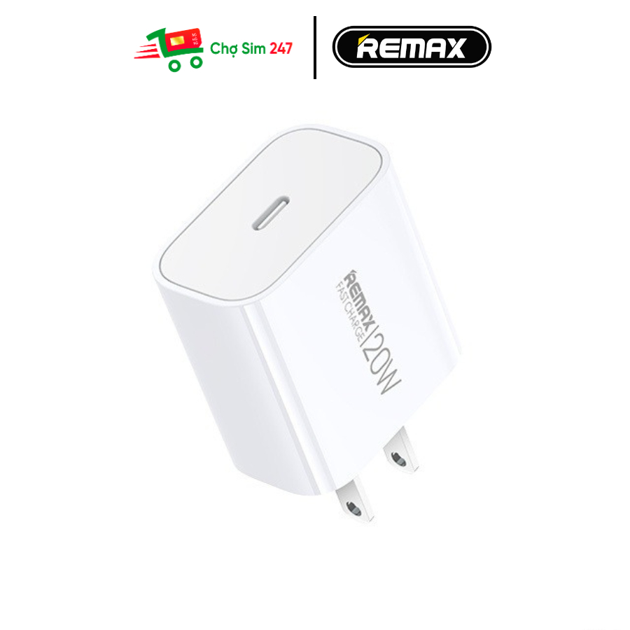 Củ sạc nhanh REMAX PD20W RP-U133 - Sạc nhanh dành cho điện thoại IP và Android