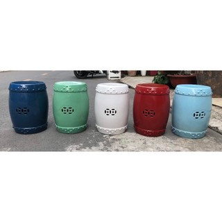 Đôn ghế gốm sứ trang trí decor kê chậu