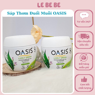 Sáp Thơm Đuổi Muỗi OASIS Chiết xuất thiên nhiên hương Huệ Tây 180 gram