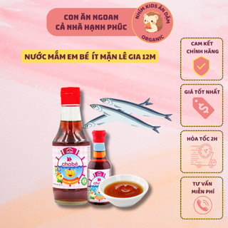 [Date T6/2026] Nước Mắm Lê Gia - Thuyền Xưa 60ml/200ml Cho Bé
