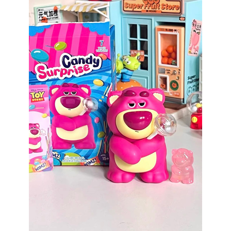 1 Mô hình Gấu dâu Lotso Candy Surprise chính hãng Disney
