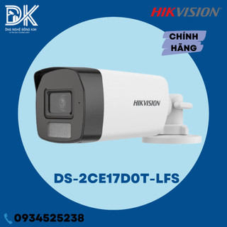 Camera quan sát hikvision ds-2ce17d0t-lfs ds-2ce17d0t-lts 2mp full hd, ir 40m,ánh sáng trắng 40m, tích hợp micro