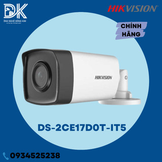 Camera hikvision 2mp ds-2ce17d0t-it5 hồng ngoại 80 mét