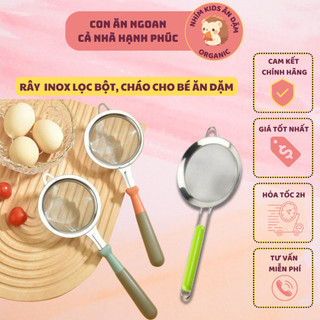Rây lọc bột, rây cháo cho bé ăn dặm 12cm (có tay cầm)