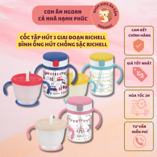 [CHÍNH HÃNG ÁNH DƯƠNG PP] Cốc Tập Uống 3 Giai Đoạn Richell