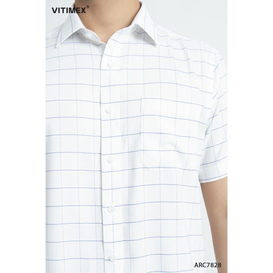 ÁO SƠ MI NGẮN TAY REGULAR VẢI TRE MÁT LẠNH ARC7828