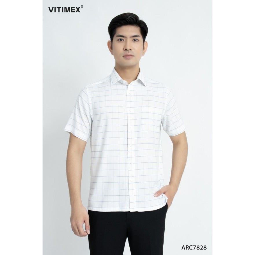 ÁO SƠ MI NGẮN TAY REGULAR VẢI TRE MÁT LẠNH ARC7828