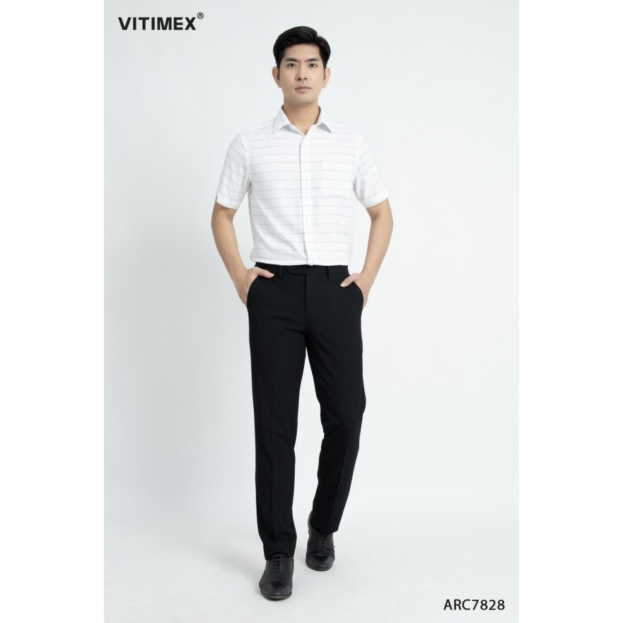 ÁO SƠ MI NGẮN TAY REGULAR VẢI TRE MÁT LẠNH ARC7828