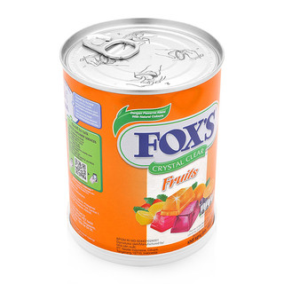 Kẹo Trái Cây Hỗn Hợp 4 Loại (Cam) Fox's Fruit  (Lon 180g)
