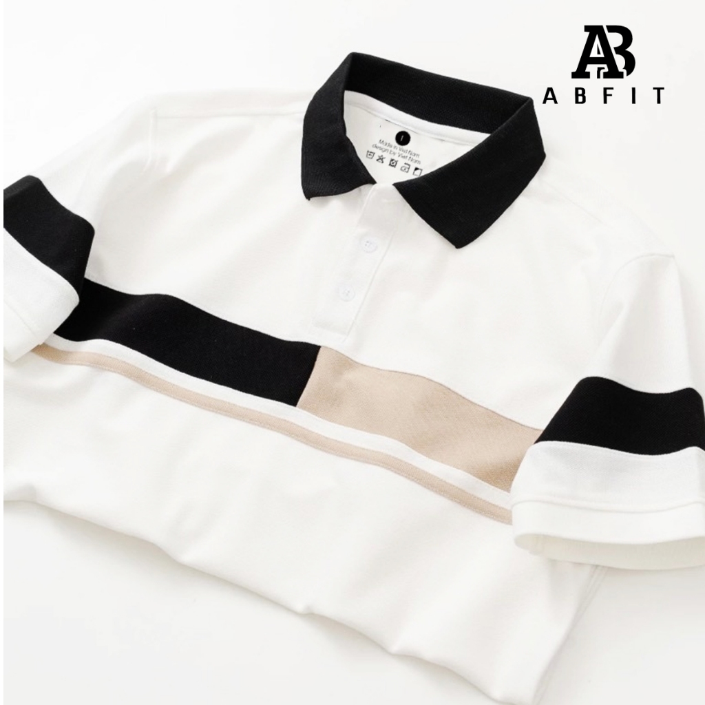 áo polo nam nữ ABFIT cổ bẻ thun cá sấu thái co dãn thoáng mát thoáng mồ hôi cao cấp.A3