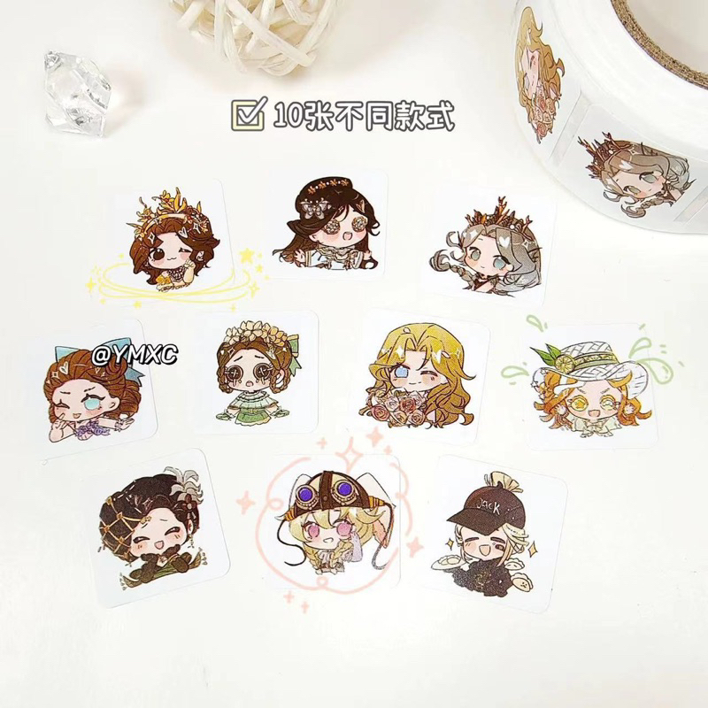 500 hình dán/ miếng dán/ sticker game Identity V Trang Trí Mũ Bảo Hiểm, Điện Thoại, Đàn Guitar, Xe, Sổ, Laptop