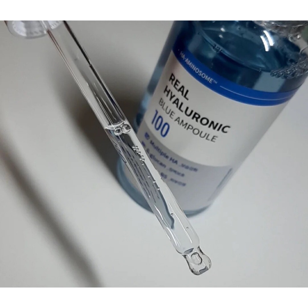 CẤP NƯỚC WELLAGE REAL HYALURONIC BLUE 100 AMPOULE