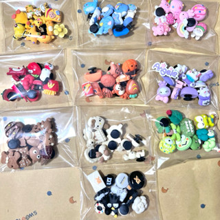 SET 10 STICKER / CHARM GẮN DÉP SỤC, CROCS LỘN XỘN MẪU LỰA MÀU