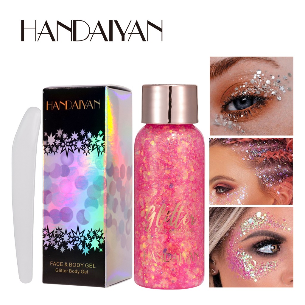 Nhũ kim tuyến màu gel nhũ trang điểm mắt, dán móng | eye shadow, cosplay nhũ kim tuyến bắt sáng mắt | Makeup nhũ mắt