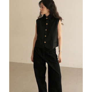 DE PLAGE - ÁO WAISTCOAT NÚT ĐỒNG