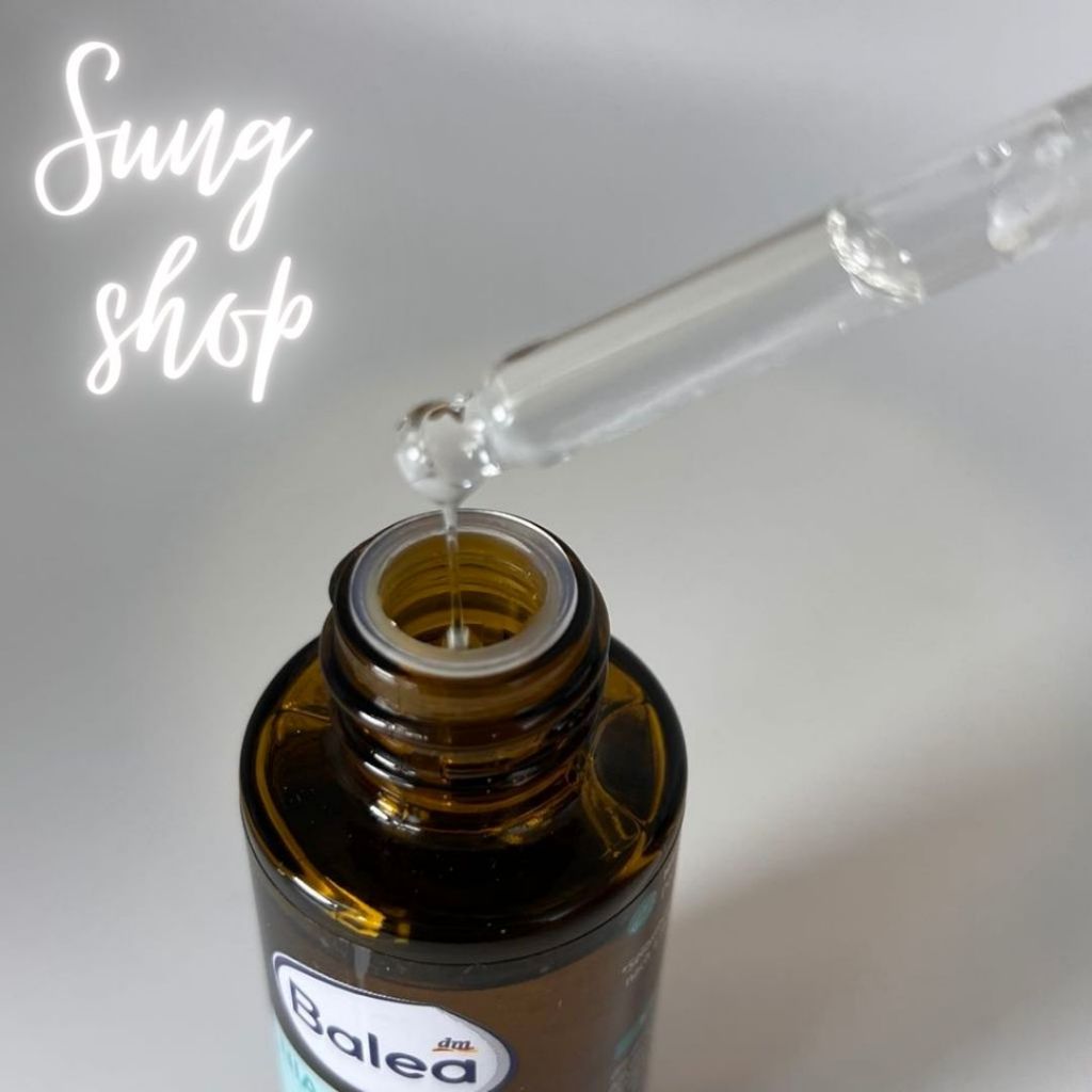 Serum Balea Niacinamide Zinc sáng trắng da se khít lổ chân lông