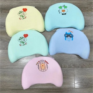 Gối Cao Su Non Chống Méo Đầu Thêu Hình