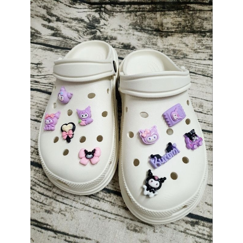 Sticker gắn dép sục, phụ kiện, jibbits, charm gắn dép cross, crors nhiều mẫu