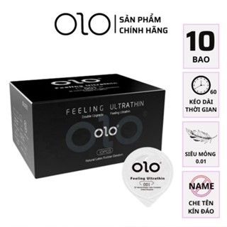 Bao cao su OLO 001 Feeling Ultrathin - Siêu mỏng - Nhiều gel