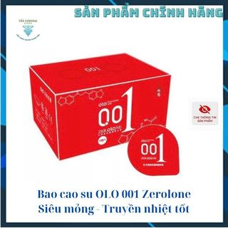 Bao cao su olo 001 passionate factor - siêu mỏng - truyền nhiệt tốt - hộp 10 cái