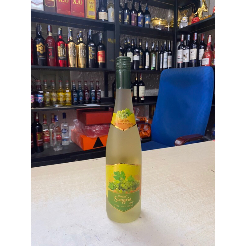Nước Trái Cây VIVAZZ SANGRIA LIGHT 4% 750ml-Vị Nho Xanh