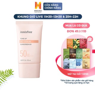 Kem Chống Nắng Innisfree Tone Up & Long Lasting SPF50/PA++++ 50mL