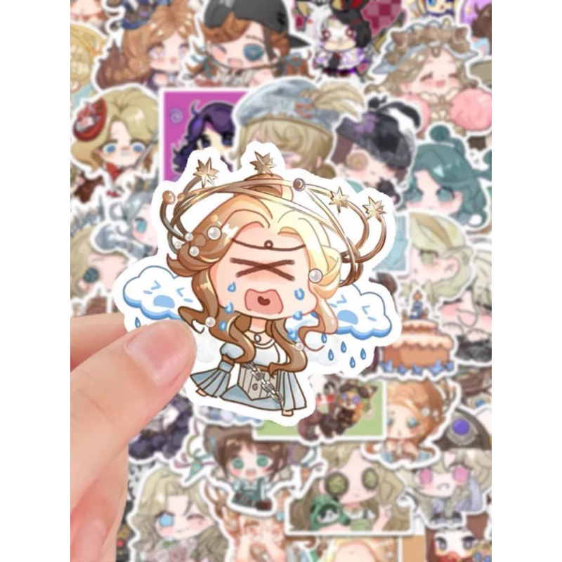 Set 50 Hình dán,Miếng dán sticker game Identity V chống nước Trang Trí Mũ Bảo Hiểm, Điện Thoại, Xe, Laptop
