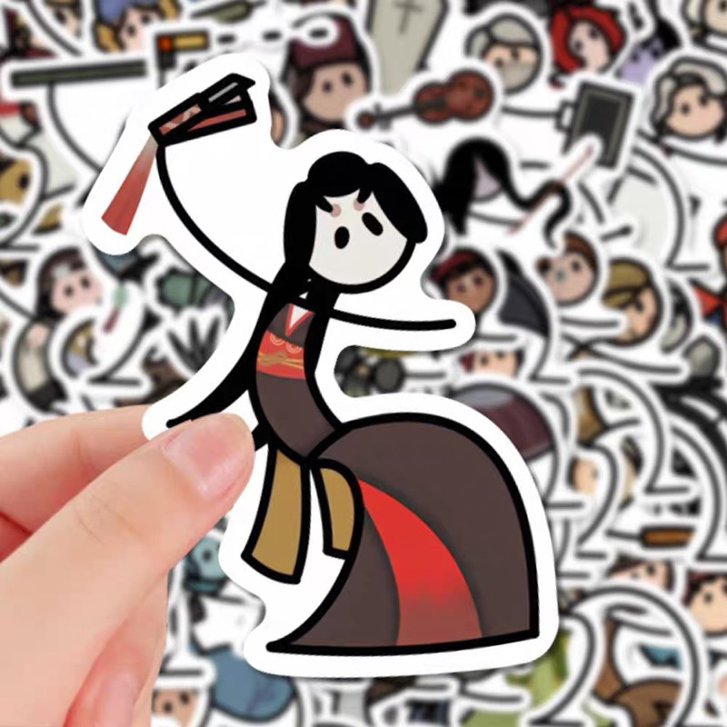 Set 50 Hình dán,Miếng dán sticker game Identity V chống nước Trang Trí Mũ Bảo Hiểm, Điện Thoại, Xe, Laptop