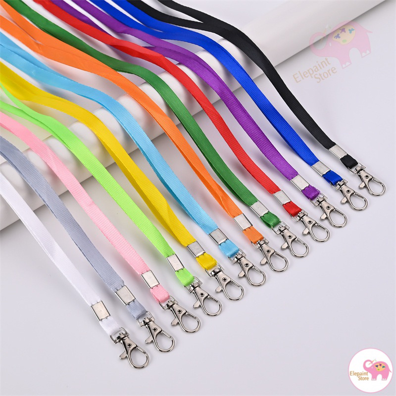 Dây đeo thẻ móc sắt 1cm (kiểu móc khoá)