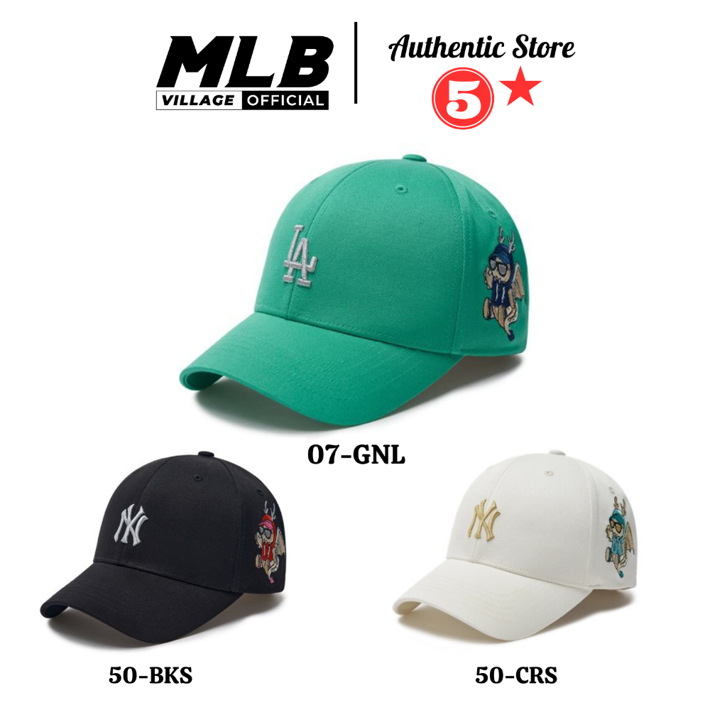 Mũ Nón MLB Chính Hãng - Mũ MLB New Year Dragon Structure Ball Cap 3ACPDR14N