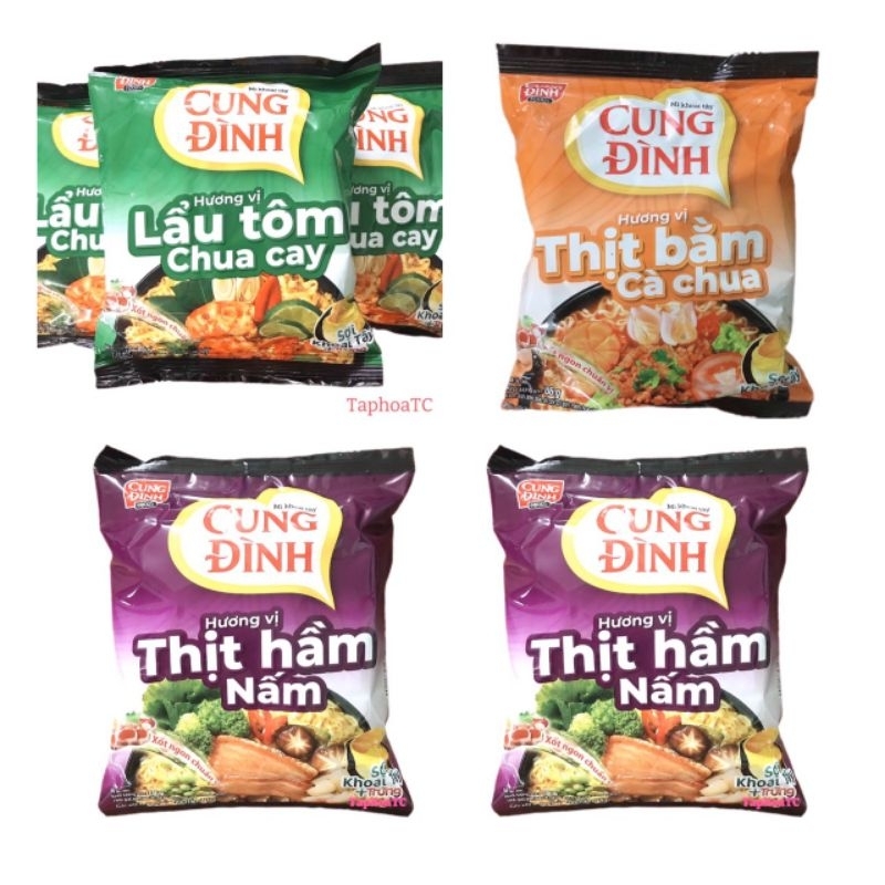 Combo 5 gói mì Cung Đình(85g/1gói)