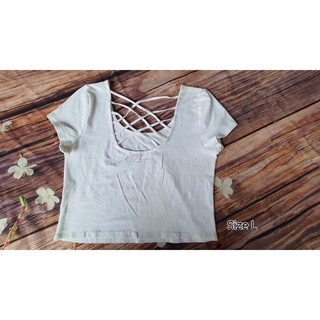 Áo croptop nữ xuất dư