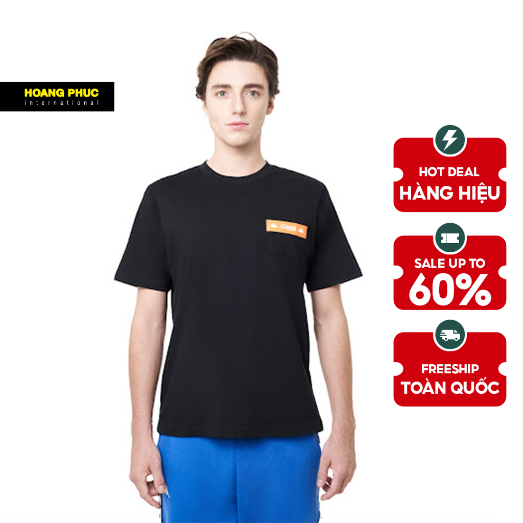 Áo thun cổ tròn nam tay ngắn thời trang chính hãng KAPPA 341E51W