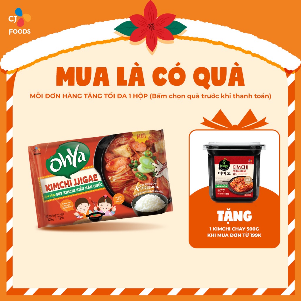 Súp Kim chi Hàn Quốc Kimchi Jjigae Ohya 325g (full topping)