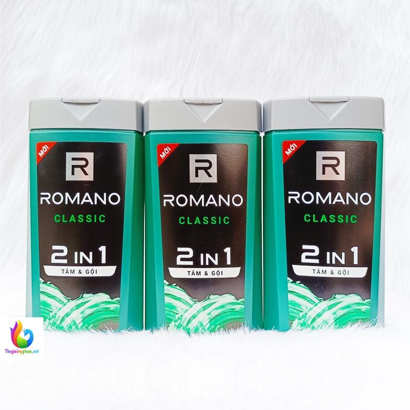 Tắm Gội 2 Trong 1 Romano Classic 180g