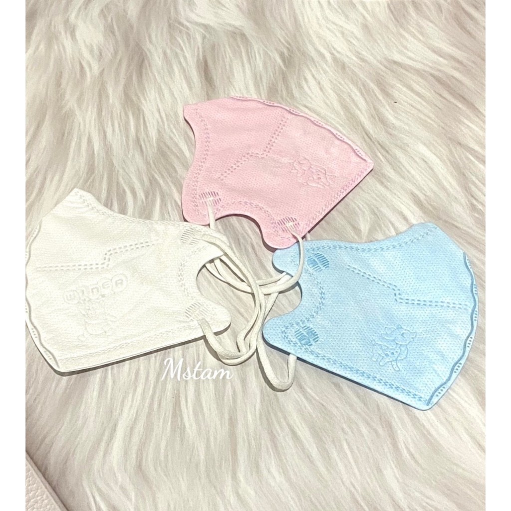 Khẩu Trang Y Tế WINER KIDS-6D Plus  3 Lớp-Kháng Khuẩn,1hộp 10 cái