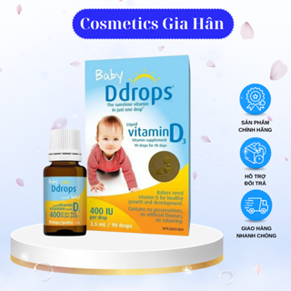 Vitamin D3 Drops Cho Bé 90 Giọt - Baby Ddrops Bổ Sung Vitamin D