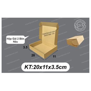 20x11x3.5 cm hộp nắp gài 2 bên đựng phụ kiện