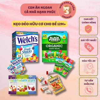 [Date T11-T12/2024] Kẹo Dẻo Hữu Cơ Hình Gấu Black Forest Mỹ Cho Bé 1Y+