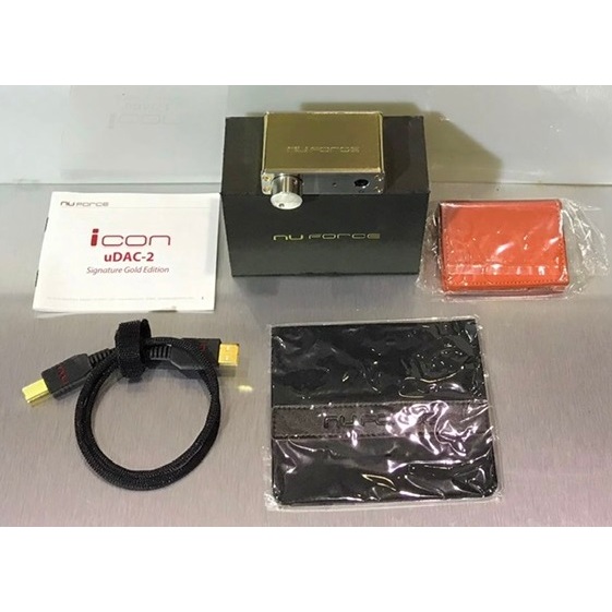 Giải mã số NuForce Headphone Amp, USB DAC uDAC Signature Gold Edition- cardsound USB chất lượng Hi - End cho các cặp Loa