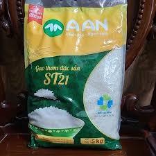 Gạo thơm ST21 A An, túi 5kg