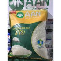Gạo thơm ST21 A An, túi 5kg