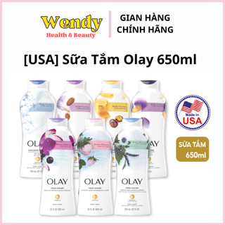 Sữa tắm olay dưỡng ẩm da với sữa hạnh nhân 650ml daily moisture almond milk body wash