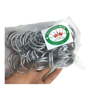 Combo 10 Khoen Tròn Móc Màn (Nhôm - Nhựa) (2,5 - 3,5cm)