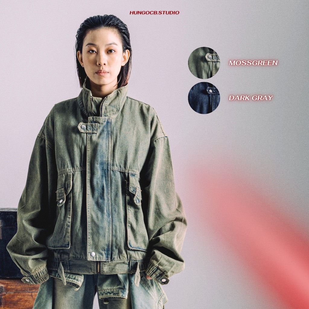 Áo Khoác PILOT  - PILOT DENIM JACKET SS23 - Hungocb Studio