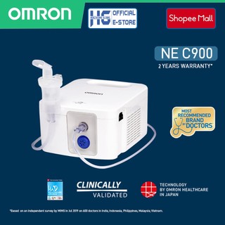 Máy xông mũi họng , khí dung omron ne-c900 | đặc trị bệnh hô hấp, tiết kiệm lượng thuốc phun ra