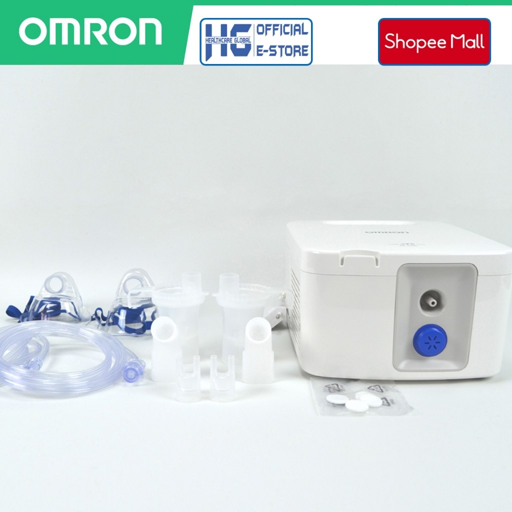 Máy Xông Mũi Họng , Khí Dung Omron NE-C900 | Đặc Trị Bệnh Hô Hấp, Tiết Kiệm Lượng Thuốc Phun Ra