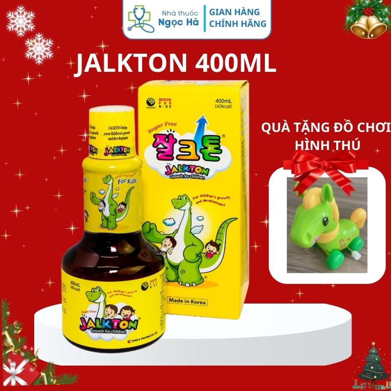 Siro ăn ngon JALKTON 400ML hỗ trợ ăn ngon, tăng chiều cao cho bé