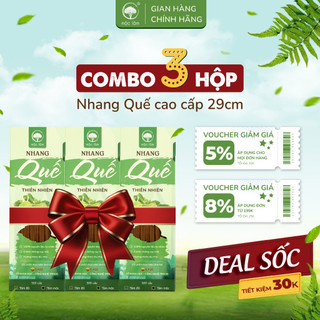🔥[COMBO 3HỘP] Nhang Quế Cao Cấp Mộc Lâm 1500cây 29cm - TIẾT KIỆM 30K - Nhang Sạch - Ít khói